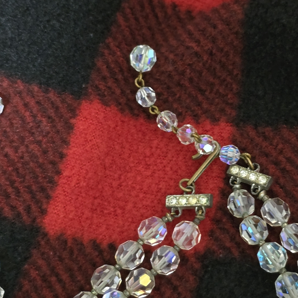 2 Vintage Iridescent Chokers - Picture 8 of 9